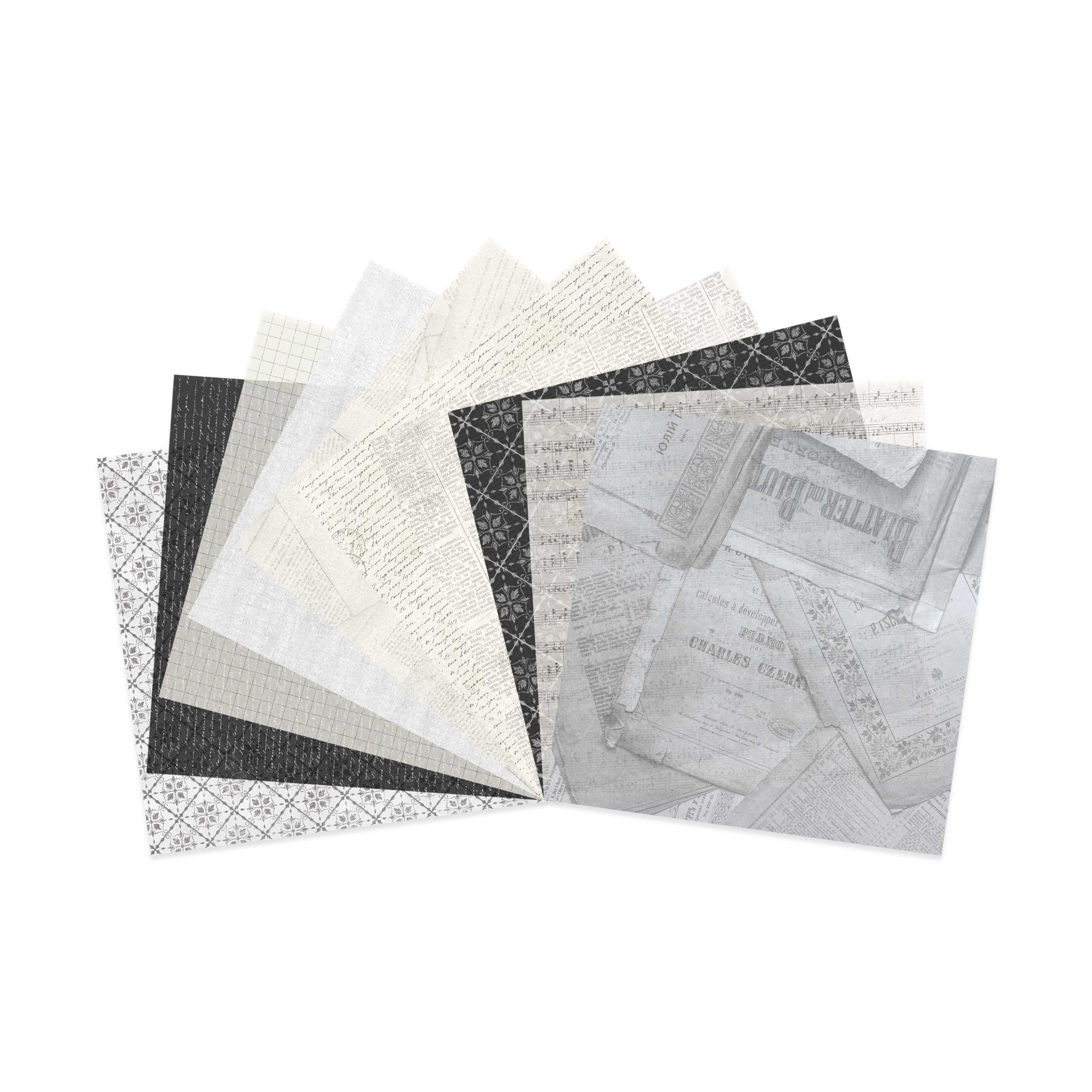 slide 4 of 5, 12" X 12" Neutral Vellum Paper Pad By Recollections, 20 Sheets, 12 in x 12 in
