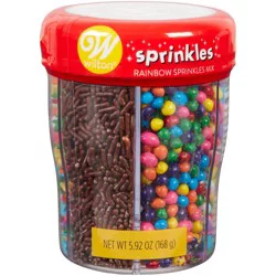 Wilton Rainbow Sprinkles Mix 5.92 oz