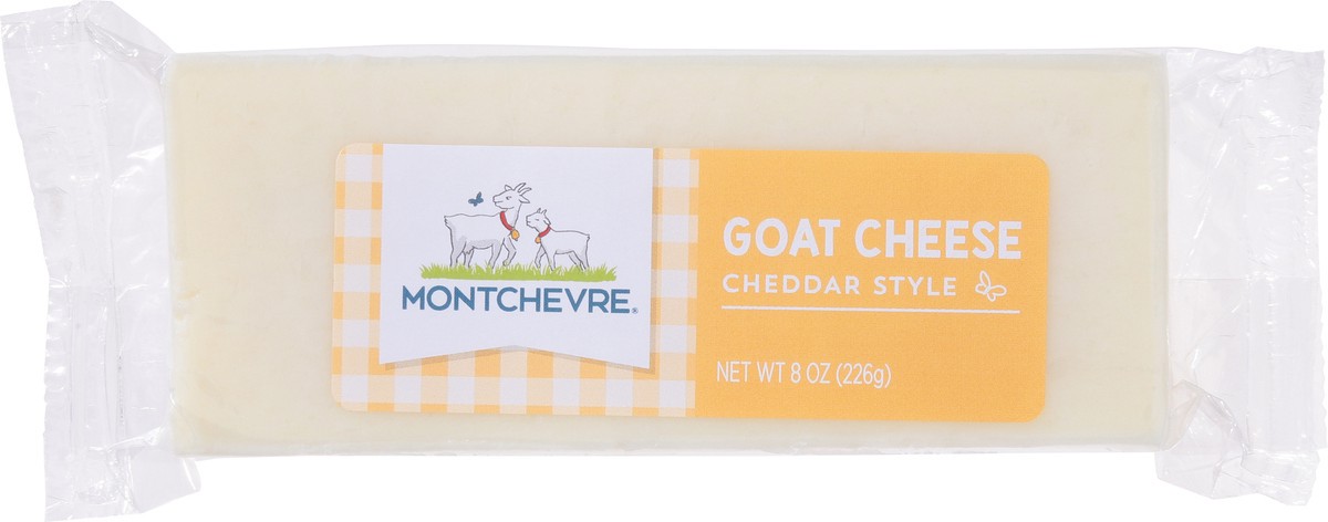 slide 11 of 14, Montchevre Cheddar Style Goat Cheese 8 oz, 8 oz