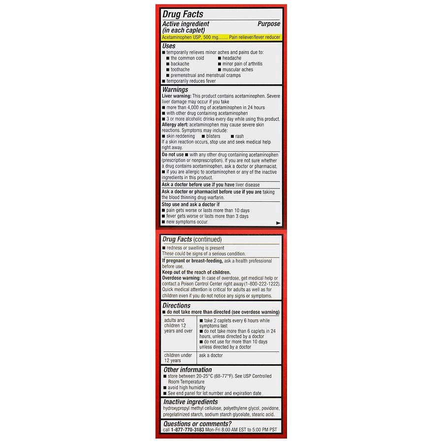 slide 4 of 5, Walgreens Combo Ibuprofen Tab + Acetaminophen, 100 ct