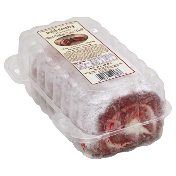slide 1 of 1, Dutch Country Cake Roll, Red Velvet, Homemade, 22 oz