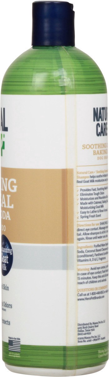 slide 8 of 9, Natural Care + Baking Soda & Soothing Oatmeal Botanical Scent Dog Shampoo 20 fl oz, 20 fl oz