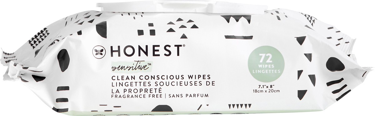 slide 2 of 5, Honest Wipes, Pattern Play, 72 Count, 72 ct