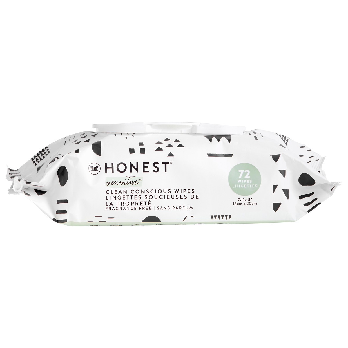 slide 1 of 5, Honest Wipes, Pattern Play, 72 Count, 72 ct