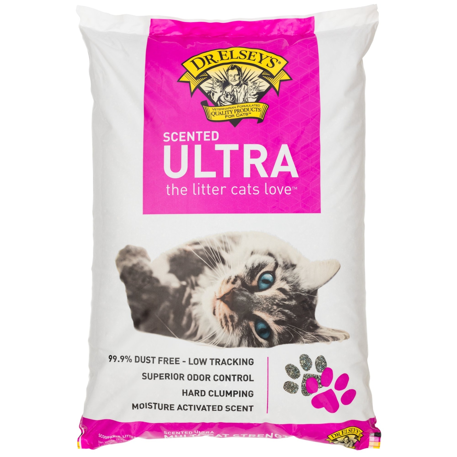 slide 1 of 1, Dr. Elsey's Ultra Scented Scoopable Multi-Cat Litter, 40 lb