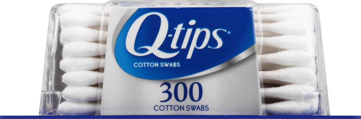 slide 4 of 9, Q-tips Antimicrobial Cotton Swabs Antimicrobial, 300 Count, 300 ct