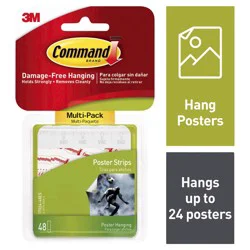 Command Poster Strips 48 ea