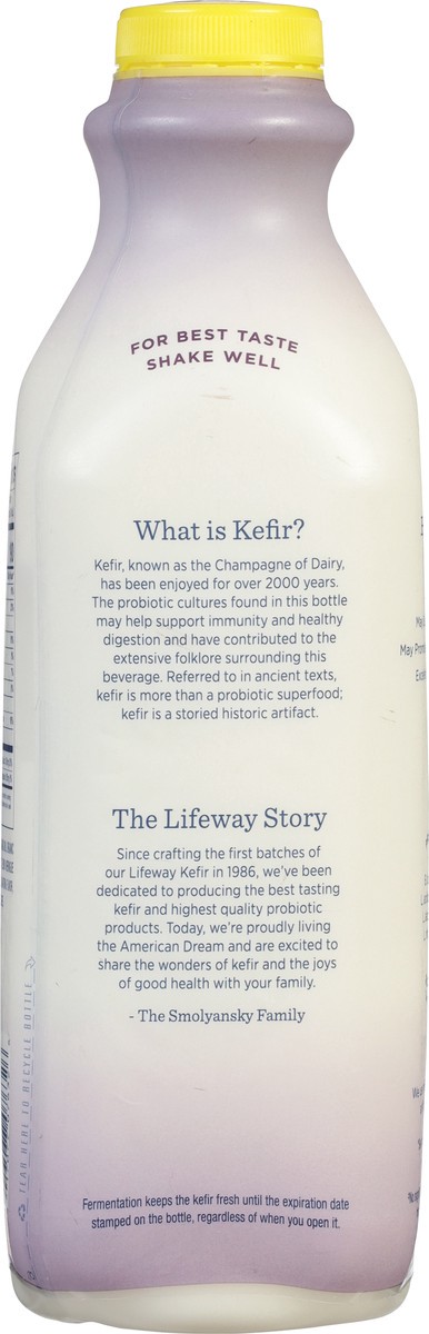 slide 5 of 9, Lifeway Organic Lemon Kefir Whole Milk, 32 oz