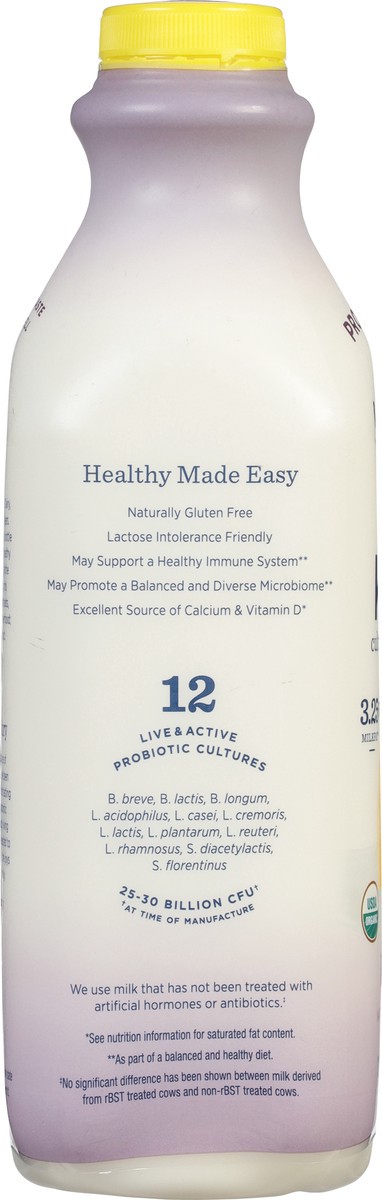 slide 7 of 9, Lifeway Organic Lemon Kefir Whole Milk, 32 oz