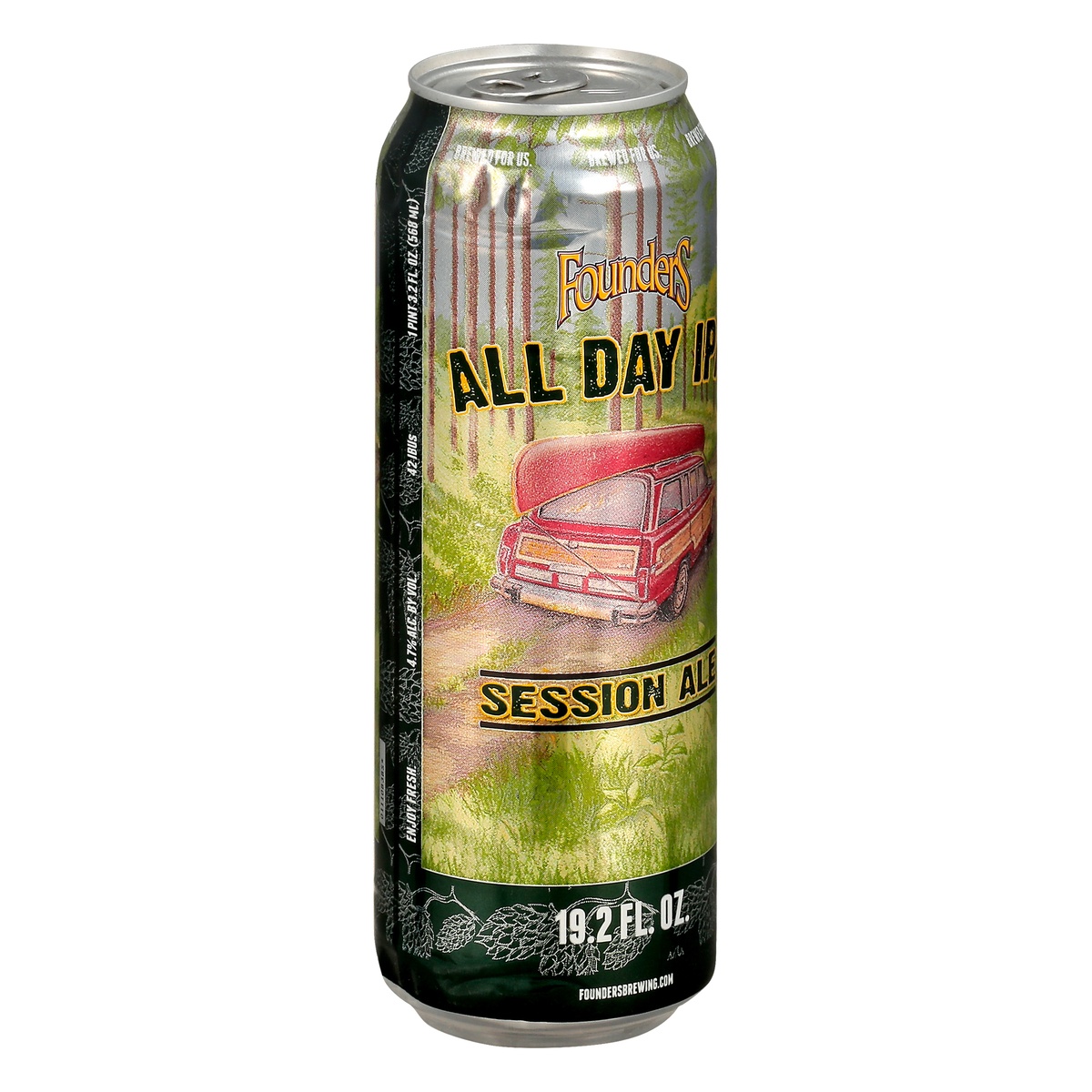 slide 2 of 8, Founder's All Day IPA Session Ale, 19.2 fl oz