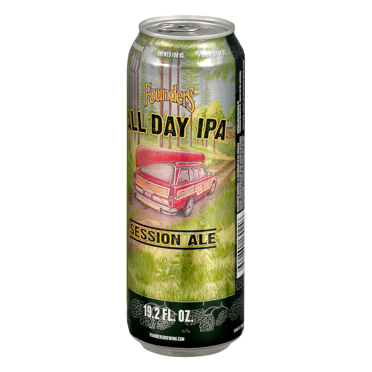slide 3 of 8, Founder's All Day IPA Session Ale, 19.2 fl oz