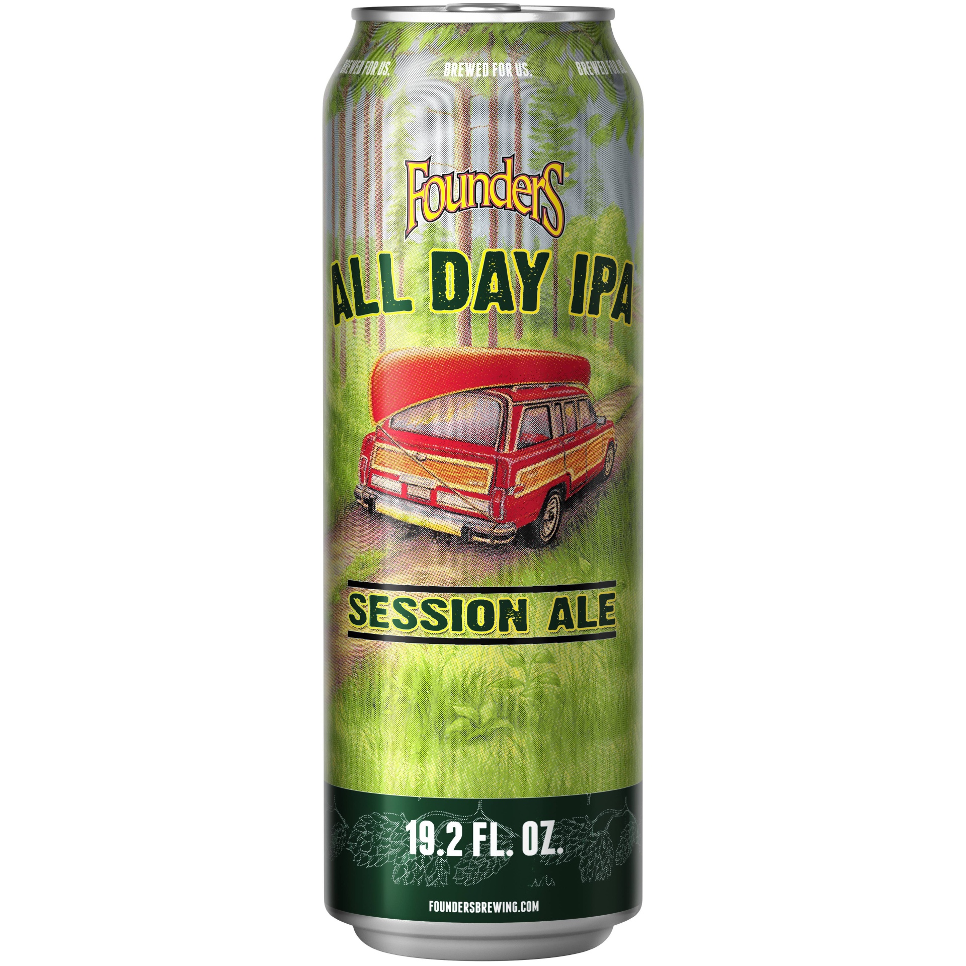 slide 1 of 8, Founder's All Day IPA Session Ale, 19.2 fl oz
