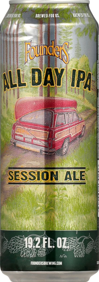 slide 7 of 8, Founder's All Day IPA Session Ale, 19.2 fl oz