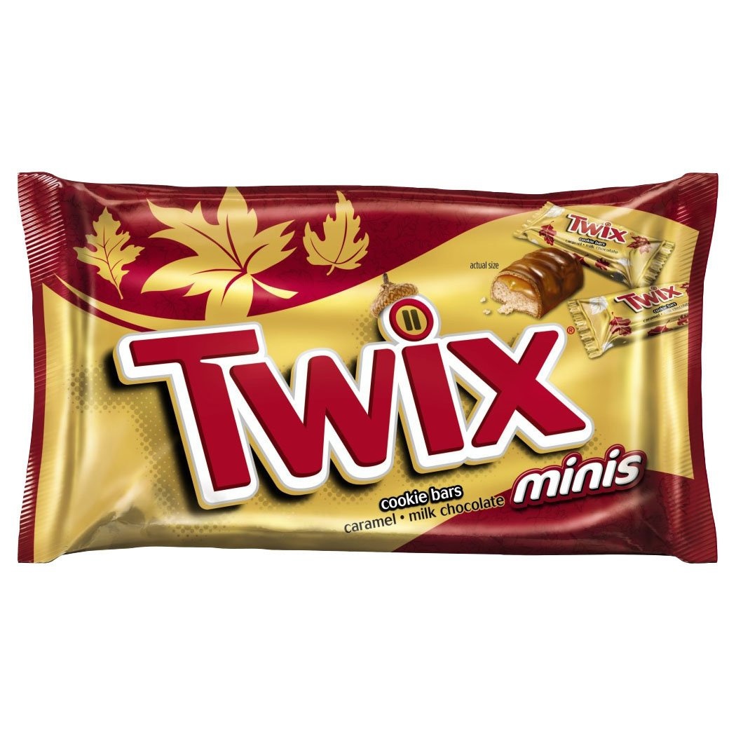 slide 1 of 1, TWIX Brand Harvest Minis, 11.5 oz