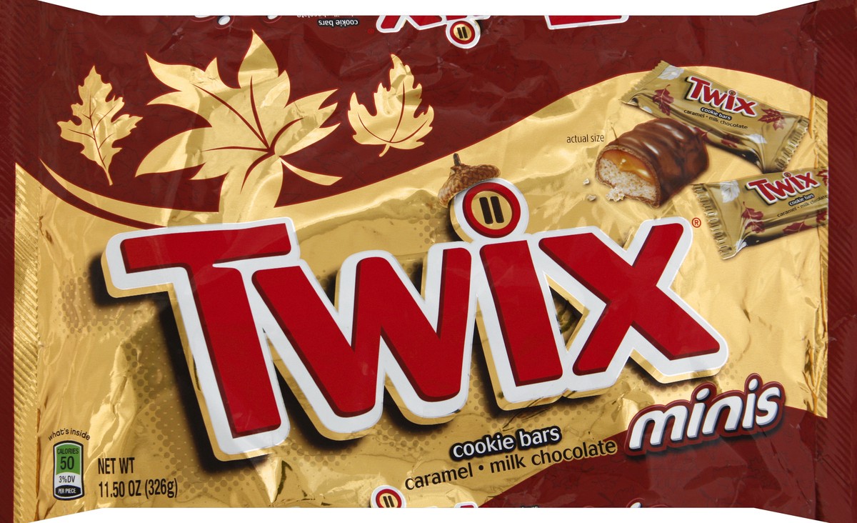 slide 6 of 6, TWIX Brand Harvest Minis, 11.5 oz