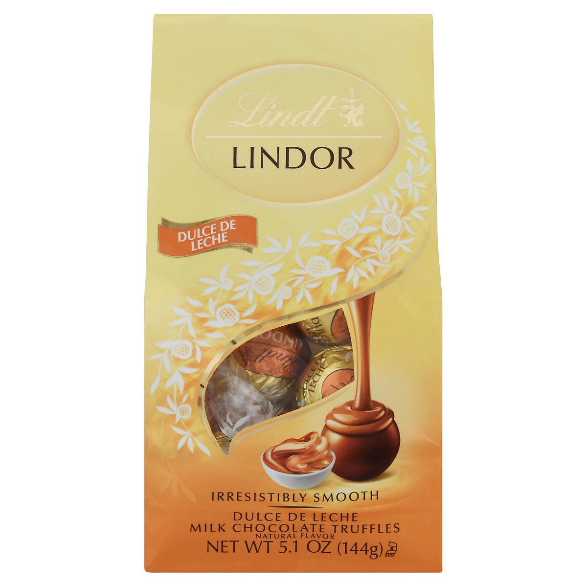 slide 1 of 1, Lindor Lindt Dulce De Leche Milk Chocolate Truffles, 5.1 oz