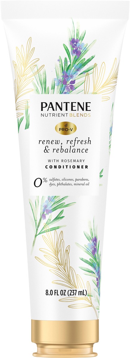 slide 2 of 3, Pantene Pro-V Pantene Nutrient Blends Renew, Refresh & Rebalance Conditioner With Rosemary, 8 Oz, 1 ct