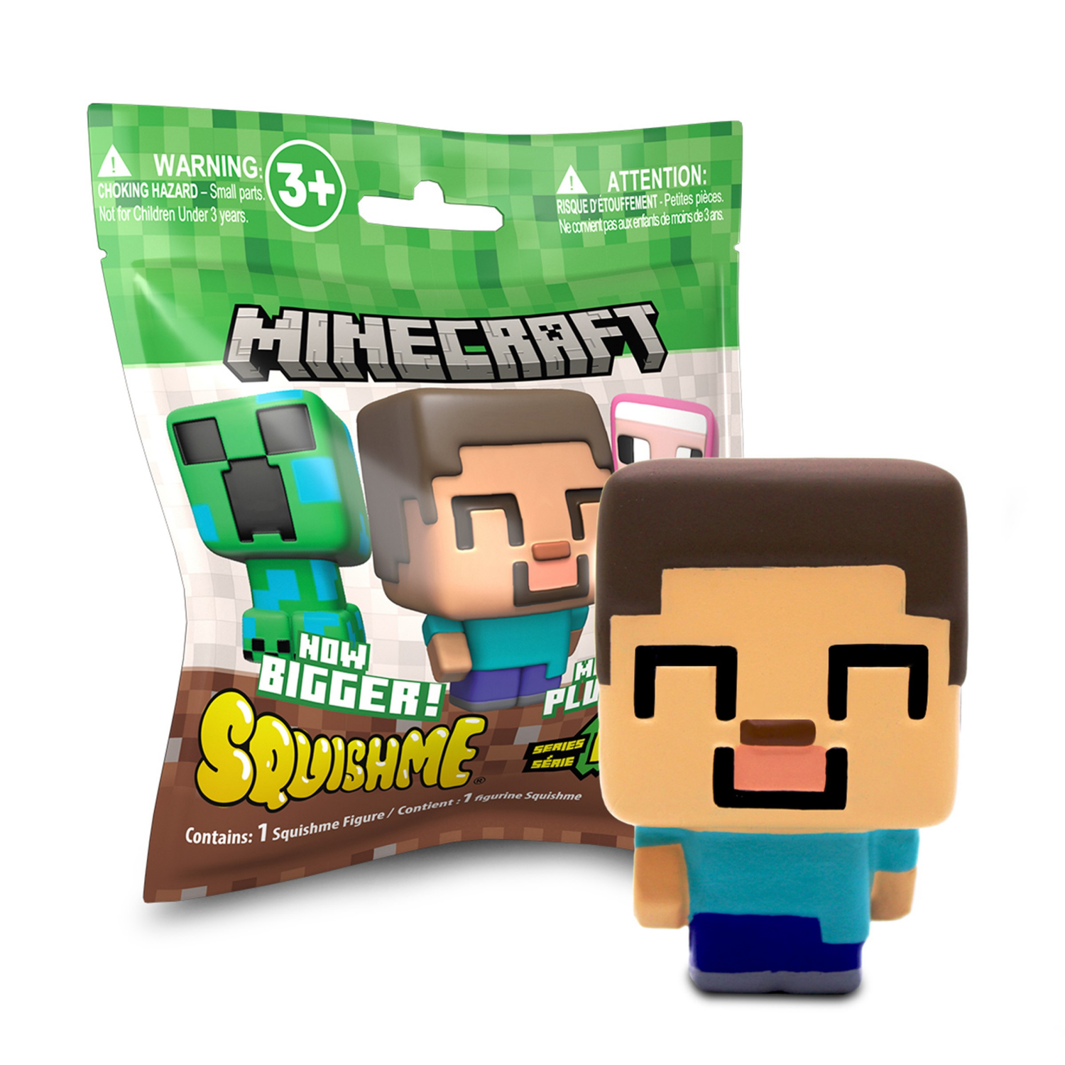 slide 1 of 5, Minecraft Mystery Squishme Assortment, 1 ct