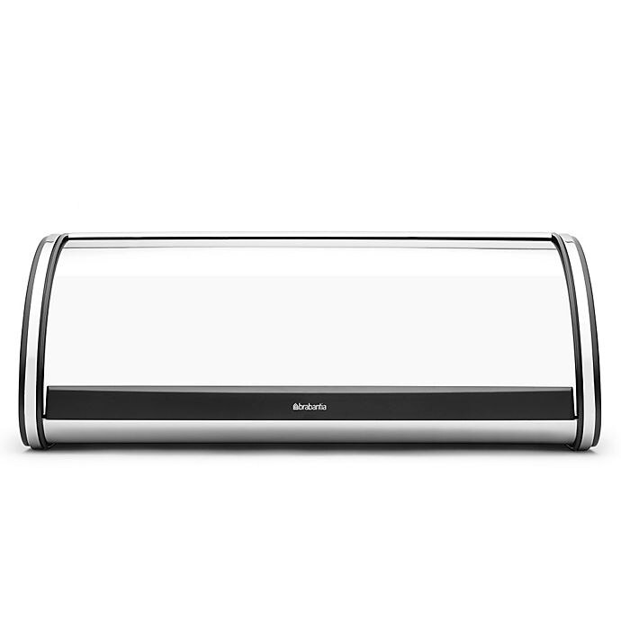 slide 1 of 4, Brabantia Roll Top Bread box - Stainless Steel, 1 ct