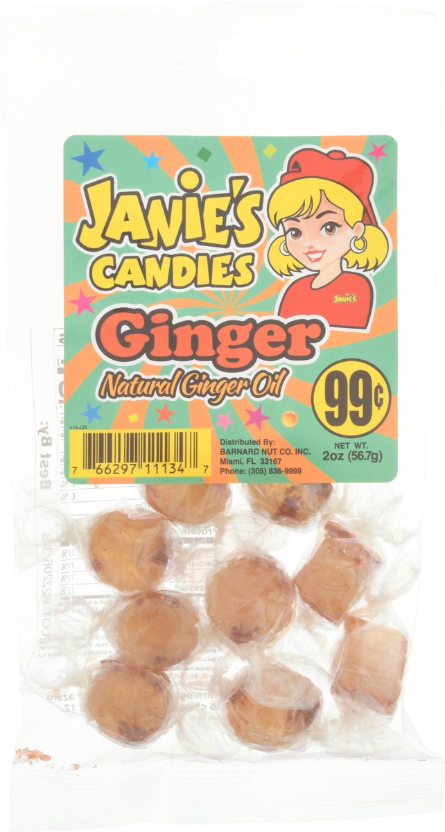 slide 3 of 9, Janie's Candies Ginger Candy 2 oz, 2 ct
