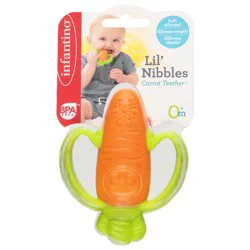 Infantino Lil' Nibbles Carrot Teether - 1 ea