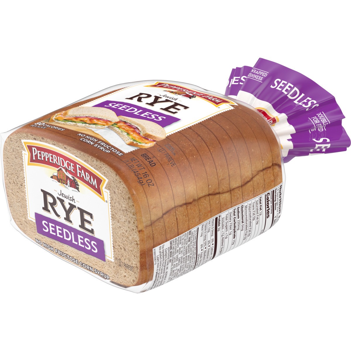 slide 10 of 11, Pepperidge Farm Seedless Rye Bread, 16.000 oz