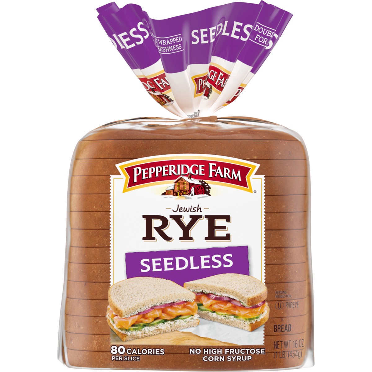 slide 1 of 11, Pepperidge Farm Seedless Rye Bread, 16.000 oz