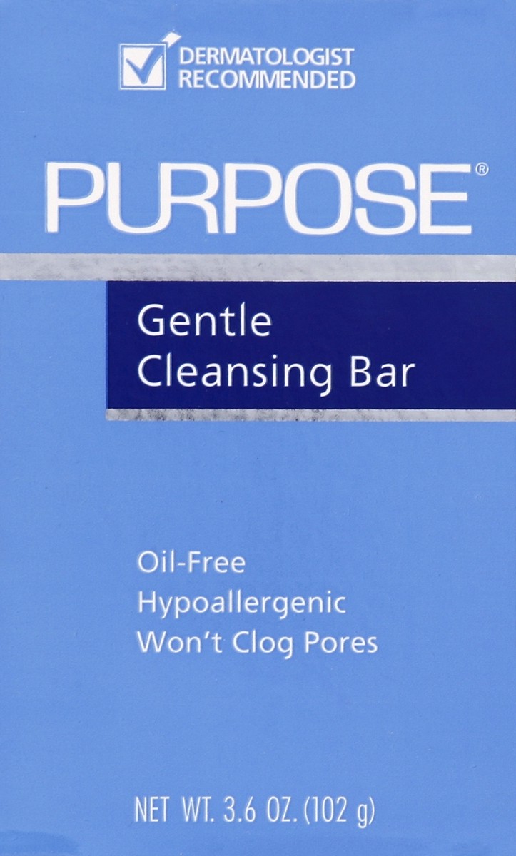 slide 3 of 5, Purpose Gentle Cleansing Bar, 3.6 oz