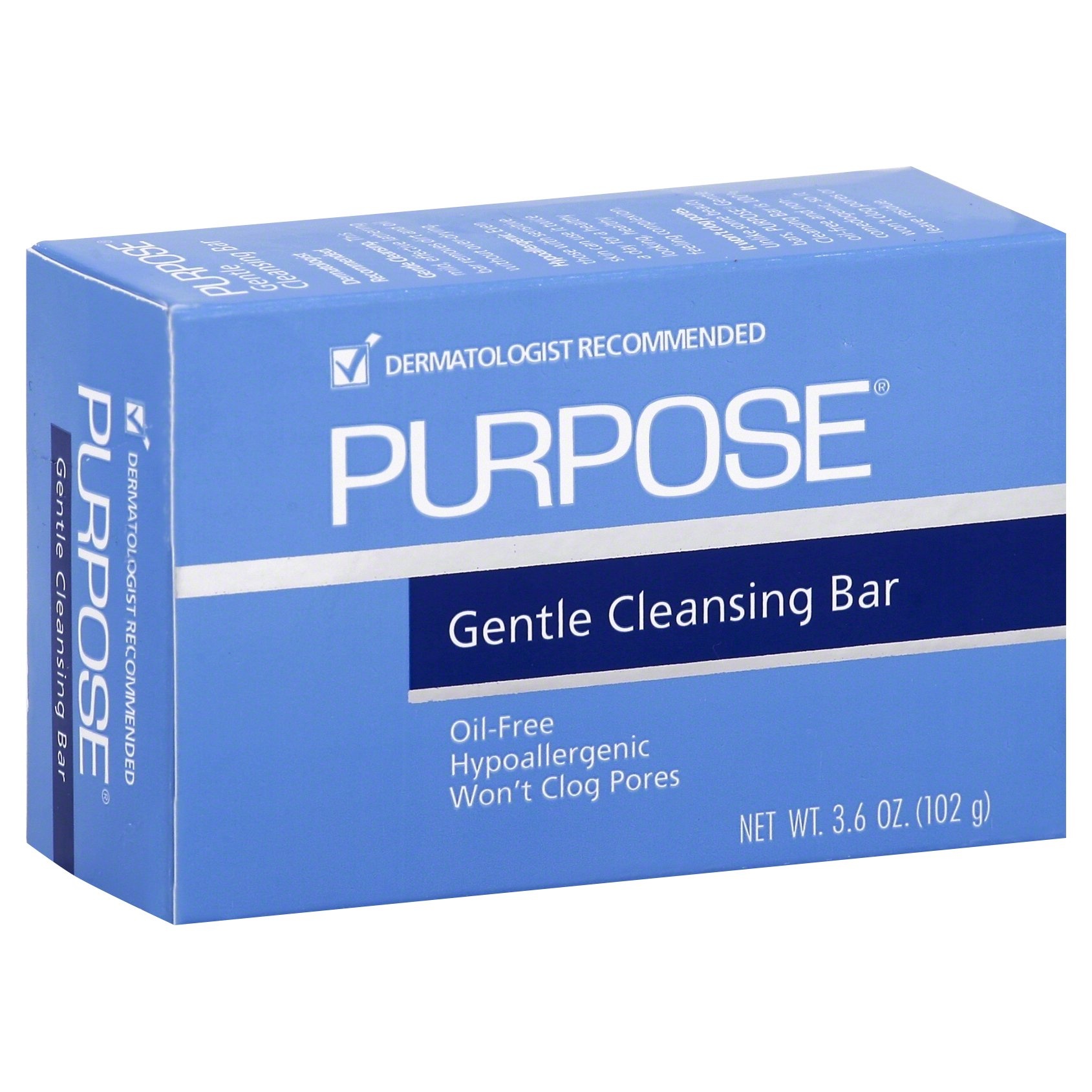 slide 1 of 5, Purpose Gentle Cleansing Bar, 3.6 oz