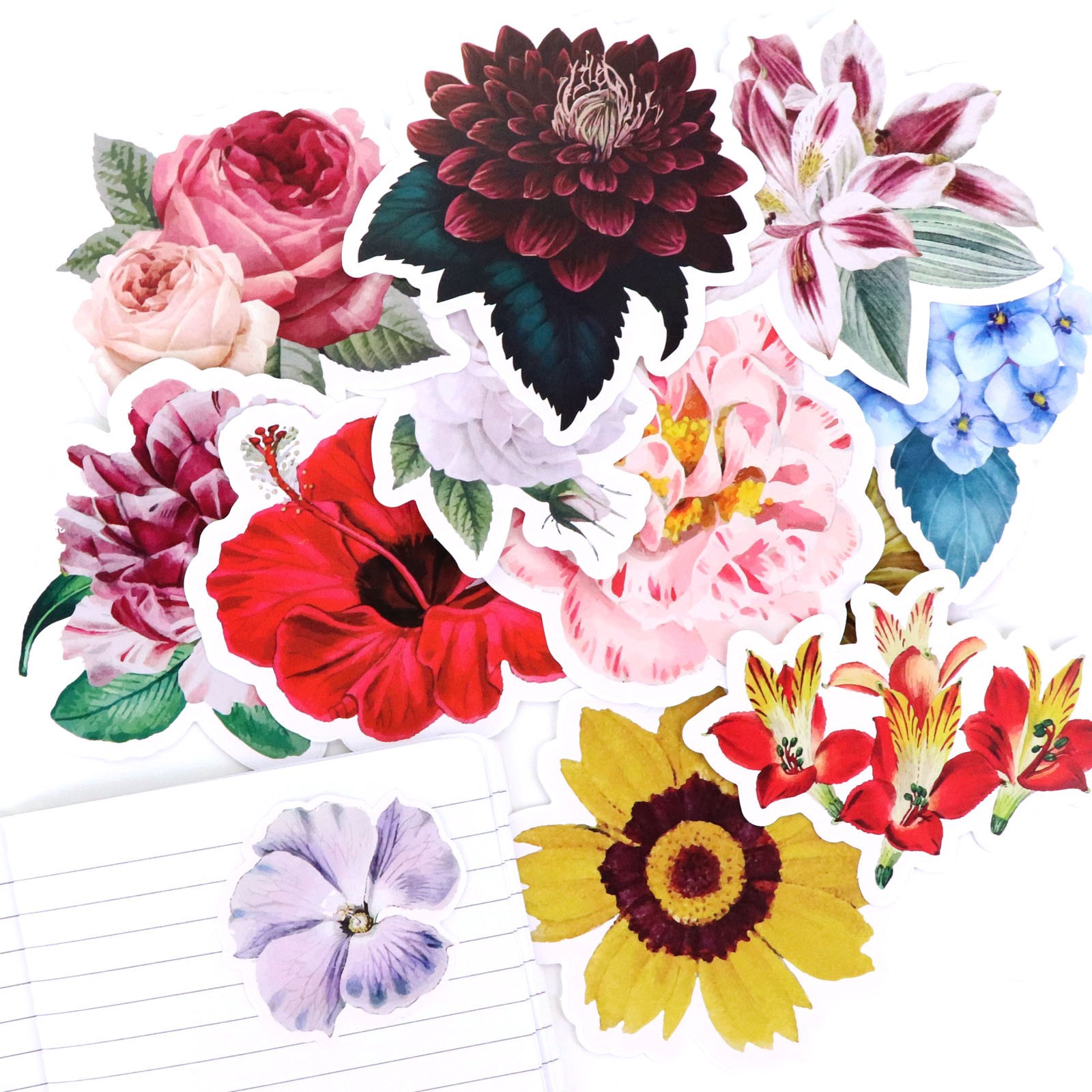 slide 2 of 4, Vinyl Diecut Flower Sticker Set By Recollections, 1 ct