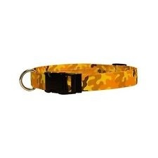 slide 1 of 1, Ruffin' It Large Orange Camo Collar, 1 ct