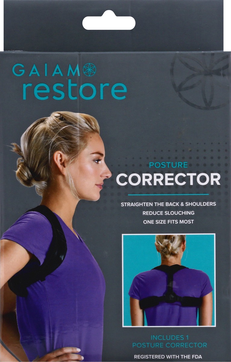 slide 6 of 9, Gaiam Restore Posture Corrector 1 ea, 1 ct