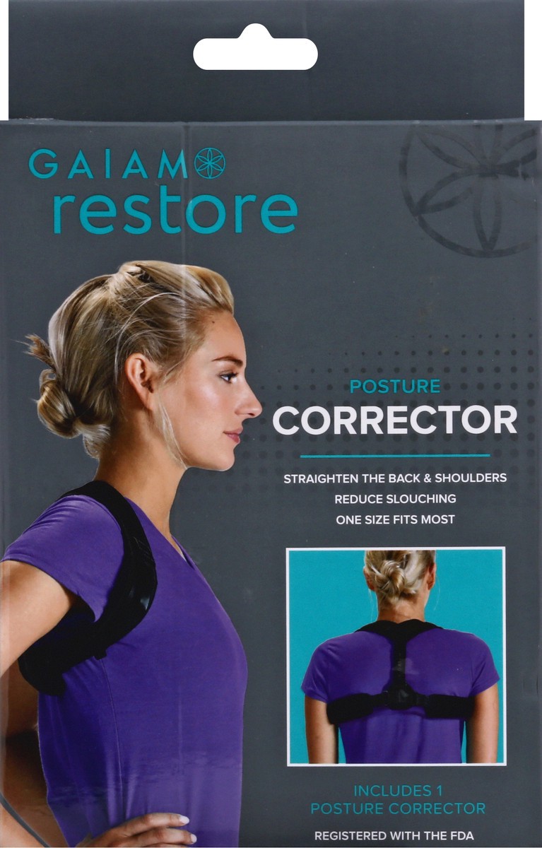 slide 1 of 9, Gaiam Restore Posture Corrector 1 ea, 1 ct