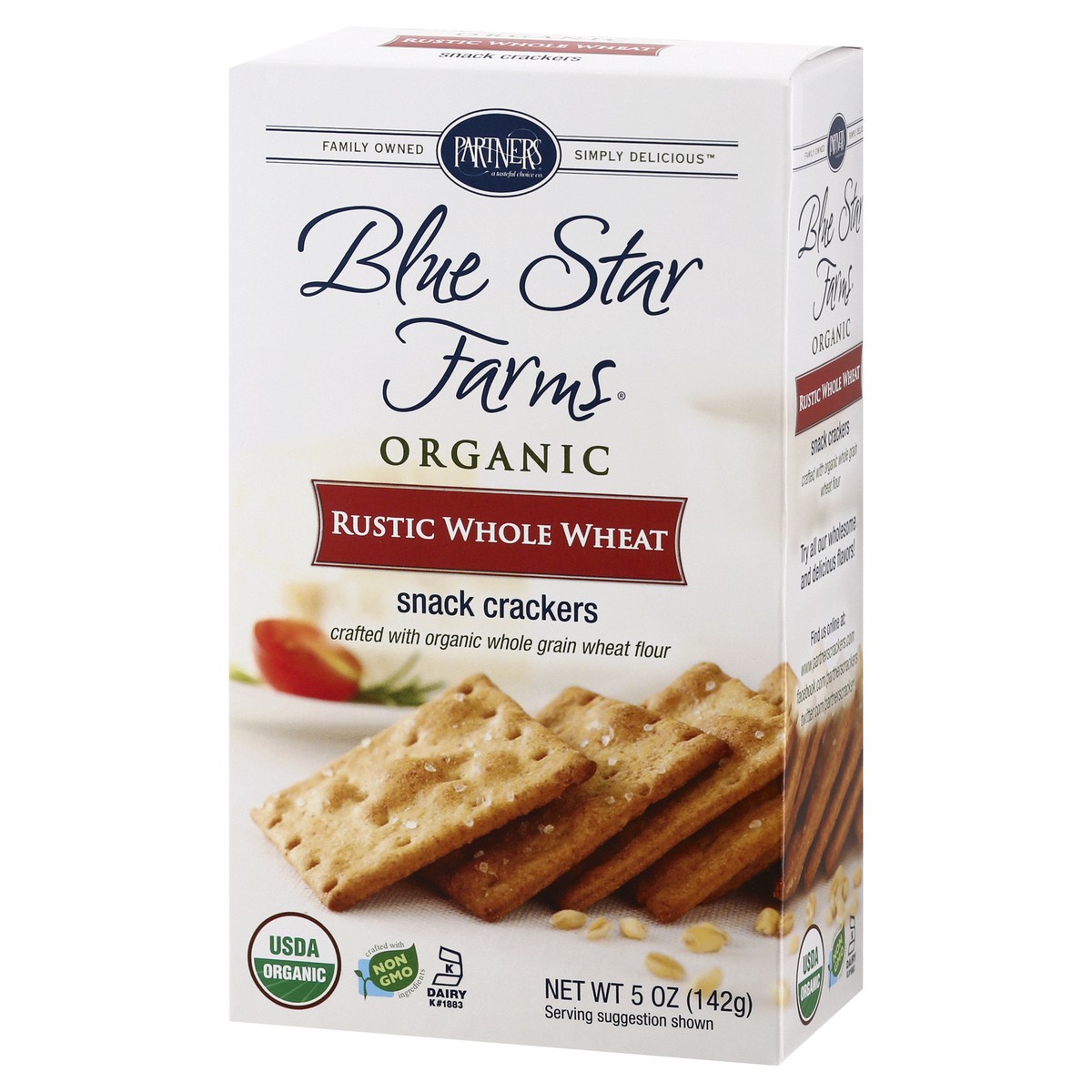 slide 3 of 9, Blue Star Farms Blue Star Organic Ground Wheat Cracker, 5 oz