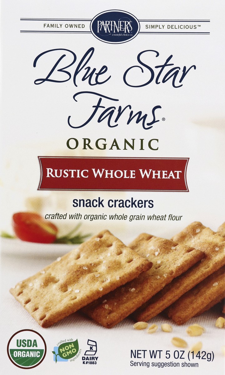 slide 6 of 9, Blue Star Farms Blue Star Organic Ground Wheat Cracker, 5 oz