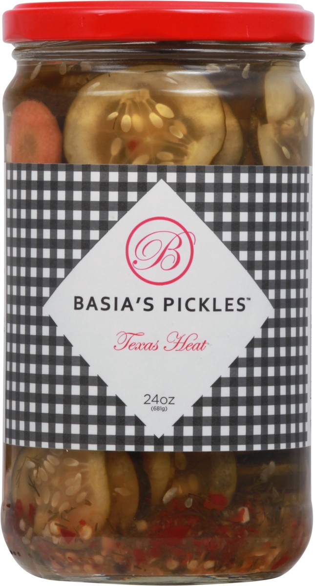 slide 5 of 9, Basia's Pickles Texas Heat Pickles, 24 oz