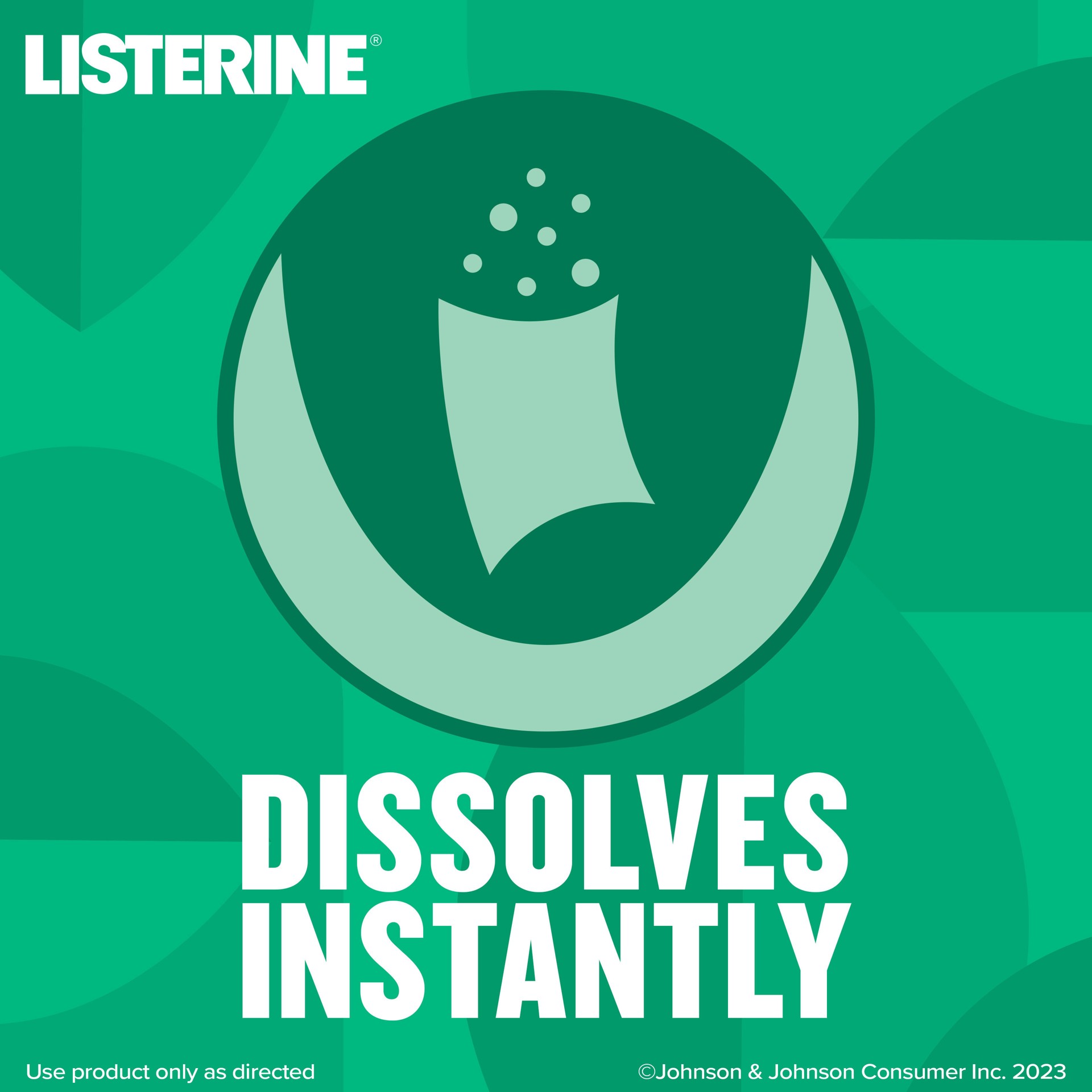 slide 6 of 9, Listerine Freshburst Pocketpaks Portable Breath Strips, Dissolving Breath Freshener Strips Kill 99% of Germs that Cause Bad Breath, Portable for On-the-Go, Minty Flavor, 24-strips, 24 ct