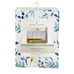 Room & Retreat Seasonal Senaida Floral Printed Oblong Tablecloth, 60 In X 102 In