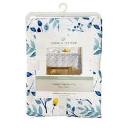 Room & Retreat Seasonal Senaida Floral Printed Oblong Tablecloth, 60 In X 102 In