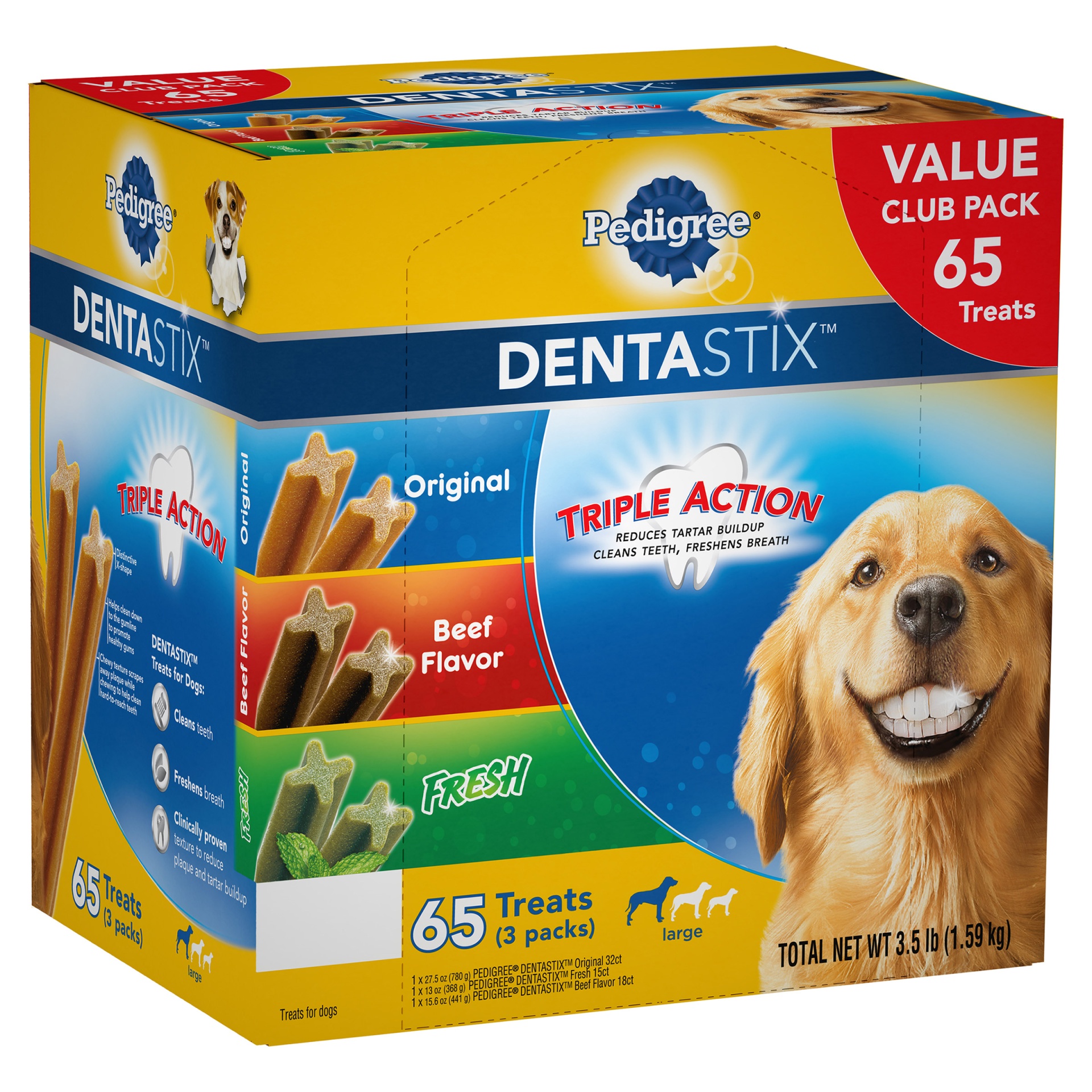 slide 1 of 1, Pedigree Dentastix Variety, 