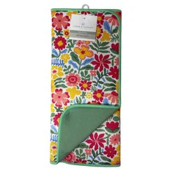 Room & Retreat Seasonal Bright Meadow Printed Dish Drying Mats, 2 Pack, 15 In X 20 In