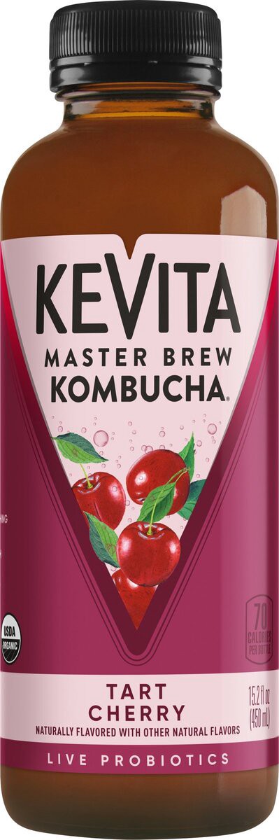 slide 2 of 7, KeVita Flavored Beverages Chilled, Tart Cherry, 15.2 oz