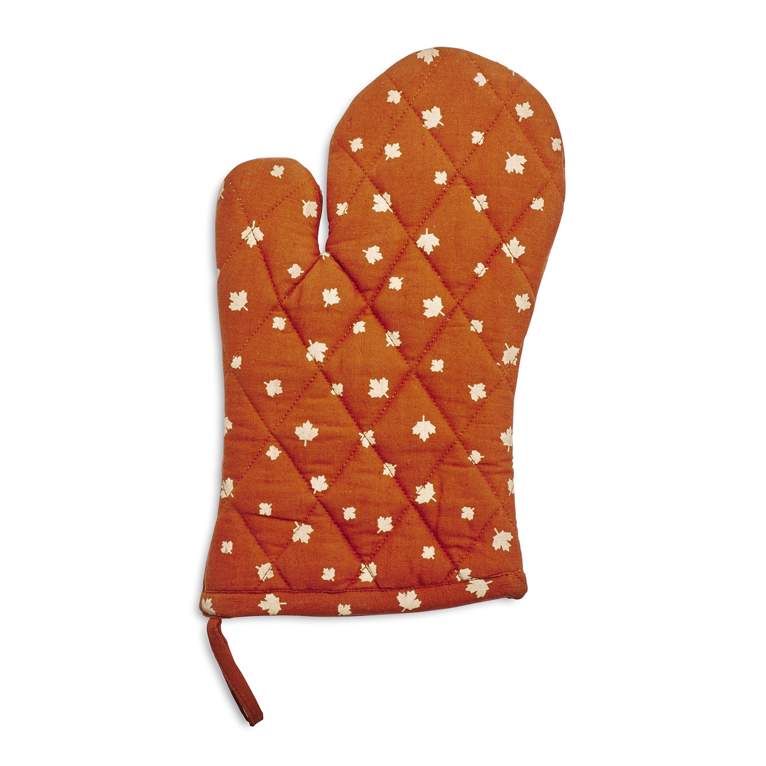 slide 1 of 1, Sur La Table Vintage Ruffle Oven Mitt, Leaf, 1 ct