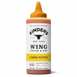 Kinder's® Lemon Pepper Wing Sauce, 15.5 oz