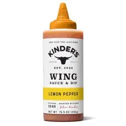Kinder's® Lemon Pepper Wing Sauce, 15.5 oz