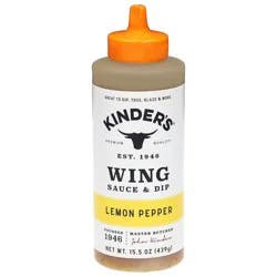 Kinder's® Lemon Pepper Wing Sauce, 15.5 oz