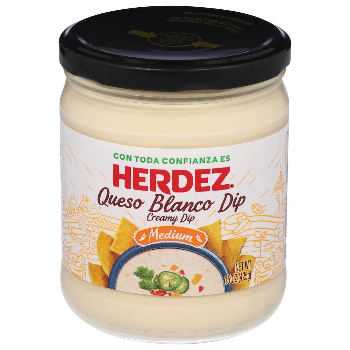 slide 4 of 13, Herdez Creamy Medium Dips 15 oz, 15 oz