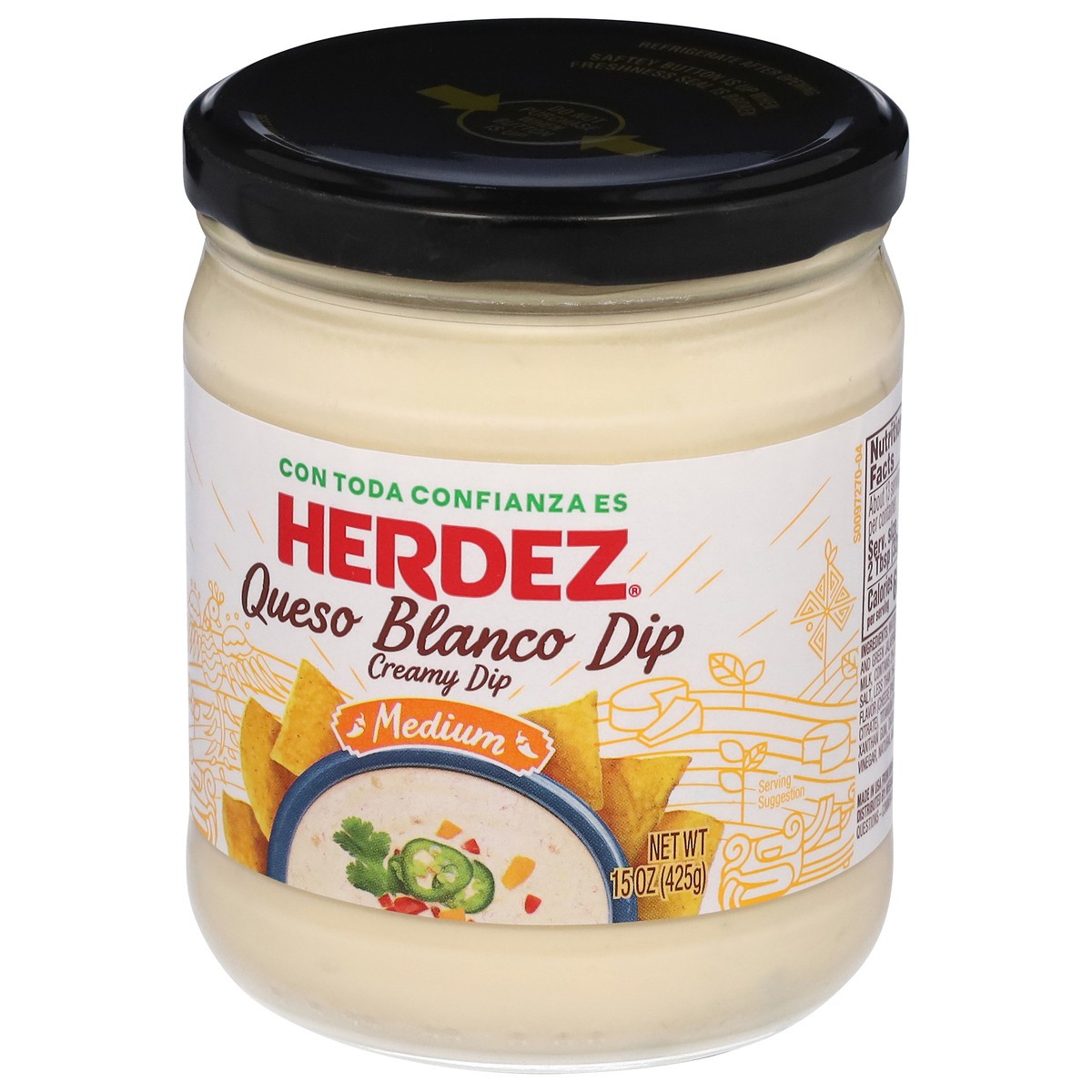 slide 7 of 13, Herdez Creamy Medium Dips 15 oz, 15 oz