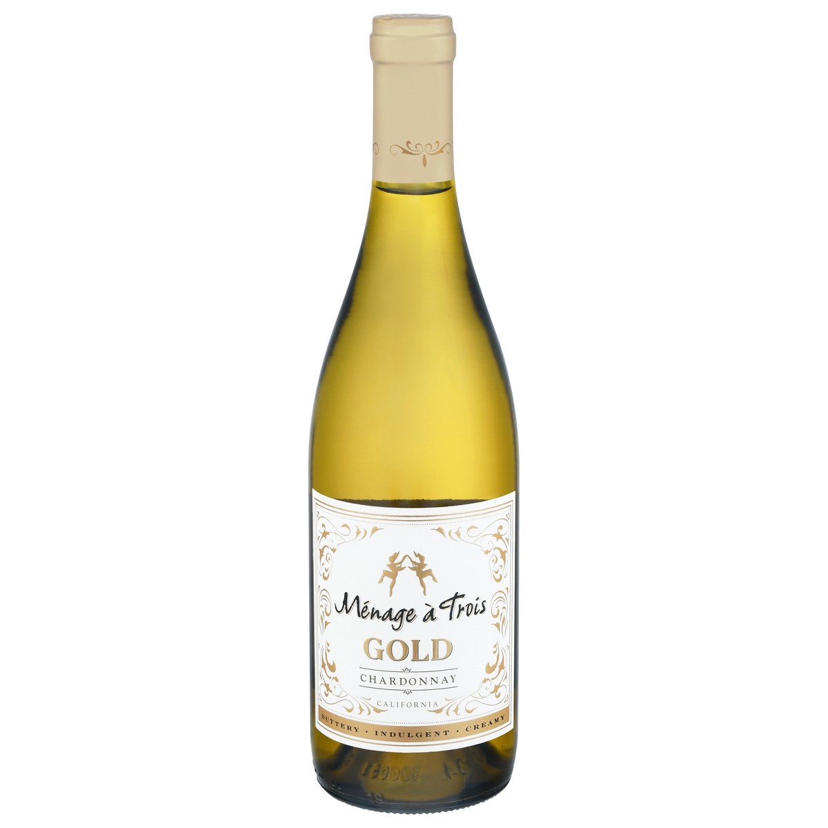 slide 1 of 9, Menage a Trois Gold Chardonnay, 750 ml