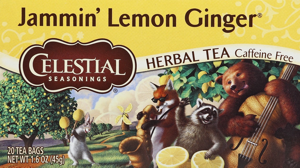 slide 3 of 4, Celestial Seasonings Tea Herbal Lemon Ginger Jammin - 20 ct, 20 ct